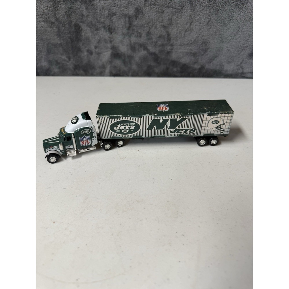 2000 New York Jets Metal Die cast Truck Trailer Scale 1:80 No Box